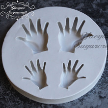 Yueyue Sugarcraft Hands silicone mold fondant mold cake decorating tools chocolate gumpaste mold 2024 - buy cheap
