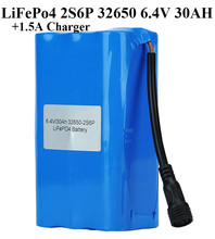 6V 6.4V 30AH Lifepo4 battery pack 6V IFR32650 30AH battery+1.5A Charger replacement lead acid battery special for Children's car 2024 - buy cheap
