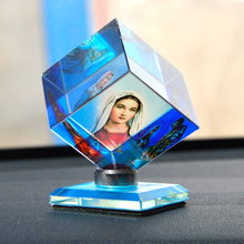 Estatua de decoración de cubo mágico de cristal 3D, oferta especial, el mejor regalo, el catolismo, el Islam, Santa María, Madre de Dios, Jesús, Dios, el mejor regalo 2024 - compra barato