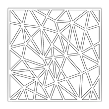 Irregular Pattern Background Plastic Stencil for DIY Scrapbooking Decorative Card Making Drawing Template 6x6inches New 2019 2024 - buy cheap