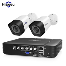 4CH CCTV Camera system 2pcs 1.0MP 2MP waterproof Outdoor home security camera Hiseeu AHD expandable video Surveillance Kit night 2024 - buy cheap