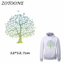 ZOTOONE Iron on Patches Flower Tree Heat Transfer Patches for Clothing T Shirt Beaded Applique Clothes DIY Accessory Decoration 2024 - buy cheap
