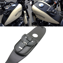 Bolsa de cuero para motocicleta Harley Sportster XL883 XL1200 Iron 883 XL883N Forty Eight, cubierta de Moto, Panel, almohadilla, Babero con bolsa 2024 - compra barato