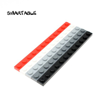 Smartable Plate 1X12 строительные блоки, детали, игрушки для детей, развивающие, творческие, совместимые с крупным брендом 60479, MOC игрушки 40 шт./лот 2024 - купить недорого