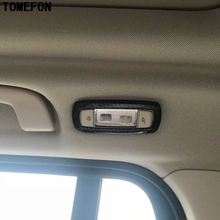 TOMEFON-embellecedor de cubierta de lámpara de luz para coche BMW X3, accesorio de lectura de pintura trasera de carbono ABS, estilismo para coche, 2018 2024 - compra barato