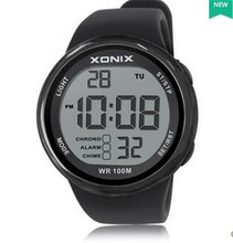 Reloj Digital deportivo para hombre, cronómetro resistente al agua de cristal Mineral, cronómetro, cronómetro, luminoso, para natación al aire libre 2024 - compra barato