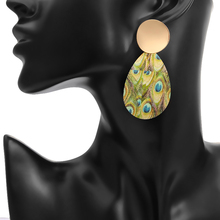 2020 NEW Peacock Drop Earrings For Women Boho Charming Wedding Party Earring Jewelry Korean Gold Color Earrings Femme 2024 - buy cheap