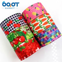 OOOT BAORJCT 1752217 , 25MM fruit Printed grosgrain ribbon, DIY handmade Hair accessories Material wedding gift wrap party 2024 - buy cheap