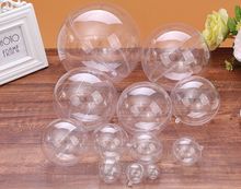 10pcs 20cm Hanging Acrylic Transparent Ball Candy Box for Favors Party Supplies Clear Plastic Ball for Christmas Tree Decor 2024 - buy cheap