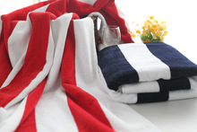 Высококачественное махровое хлопковое банное полотенце 70*140 см в полоску для мужчин, пляжное полотенце для кемпинга 2024 - купить недорого
