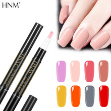 HNM 28 Color 5ml 3 In 1 One Step UV Gel Nail Polish Pen Nail Art No Base Top Coat Long-Lasting Soak Off LED Lamp Varnish Lacquer 2024 - buy cheap