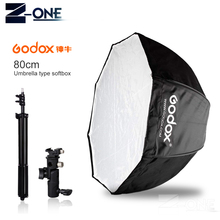 Godox 80cm octagon umbrella softbox Light stand umbrella Hot shoe bracket kit for Flash Speedlite Photography accessories 2024 - buy cheap