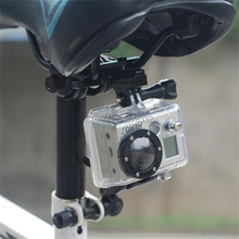 Suporte de banco de bicicleta gopro hero4/3 +/ 3/2/1/sj4000/5000, trilho de corrida, rastreamento no + 2024 - compre barato