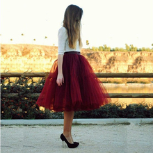 New 2019 Short Petticoat Tulle Skirts Womens Elastic Stretchy Layers Summer Adult Tutu Skirt Underskirt Rockabilly 2024 - buy cheap