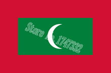 Maldives Asia National Flag по всему миру хит продаж товары 3X5FT 150X90CM баннер латунные металлические отверстия 2024 - купить недорого