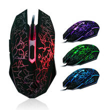 Professional Colorful Backlight 4000DPI Optical Wired Gaming Mouse Mice Suitable for all kinds of people's palms Gamer Mice 2024 - buy cheap