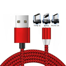 Magnetic Charger Cable Micro USB Type C Cable 2A Fast Charging Charge USBC/Type-C Wire For iPhone 7 Samsung a50 a40 note9 Cable 2024 - buy cheap