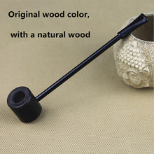 Grade Ebony Wood Pipe Smoking Pipes Popeye Portable Creative Smoking Pipe Herb Tobacco Pipes Gifts Narguile Grinder Smoke 2024 - buy cheap