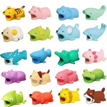 1000pcs Animal Cable bites Protector for Iphone protege cable buddies cartoon Cable bites kabel diertjes Phone holder Accessory 2024 - buy cheap