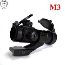 Hot! Tactical M3 Red & Green Dot Sight Scope Hunting Optics Sight Scope Tactical Rifle Shooting Airsoft Sight Fit For 20mm Mount 2024 - buy cheap