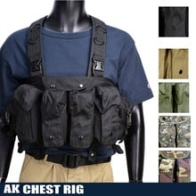  Tactical Chest Rig AK 47 Magazine Carrier Camouflage Airsoft Military Combat Paintball Hunting Assault Vest 2024 - buy cheap