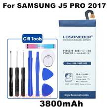 Аккумулятор LOSONCOER 3800 мАч для Samsung J530, J530F, J530G 2017,J530S,J5 2017,J5 Pro,J530F/DS,J530K,J530L + Быстрая доставка 2024 - купить недорого