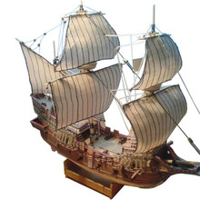 Barco de brinquedo 3d, modelo montar de papel para trabalho manual, quebra-cabeça de brinquedo, 1:100 2024 - compre barato