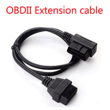 OBD2 16Pin Male and Female Extension Cable for ELM327 1m Car and Truck Diagnostic Cable Connector Adapter 2024 - buy cheap