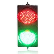 Sinal de segurança da estrada, luz led verde vermelha de 200mm para estacionamento de carro 2024 - compre barato