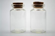Frascos de vidrio pequeños de 15ml, botellas de vidrio con tapón de corcho de deseos, frascos de joyería, decoración de collar, 30x40x17mm, 10 Uds. 2024 - compra barato