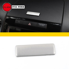 1pc Stainless Steel Car Styling Central Console Storage Box Switch Sticker Cover Cap Trim Protector for VW Touareg 2011-2018 2024 - buy cheap