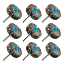 9pcs Flap Disc 31.5x10x3.17mm Grit 80 Mini Drill Sanding Wheels for Dremel Rotary Tool Accessories Set 2024 - buy cheap