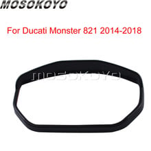 ABS Plastic Black Speedometer Dash Surround Instrument Gauges Panel Rim Cover for Ducati Monster 821 2014-2018 2024 - buy cheap