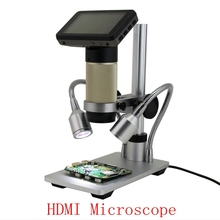Microscópio portátil digital hdmi 300x, 1080p, eletrônico, vídeo hd, 3mp, usb, endoscópio, reparo de solda, lupa, câmera 2024 - compre barato