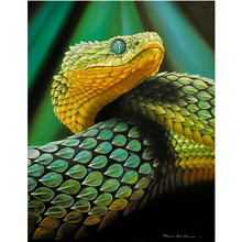 snake 3D Full Diamond painting Round 5D Square Diamond Embroidery Sale rhinestones pictures Home decoration Cold-blooded animal 2024 - buy cheap