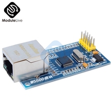 Сетевые модули для Arduino W5500 Ethernet для Arduino TCP IP 51 STM32 SPI плата интерфейса 3,3 В 5 в I/O IO MCU Diy комплект 2024 - купить недорого