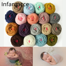 18pcs/set Newborn Photo Prop Stretchy Knit mohair Wraps Acrylic Stretch cocoon photography accessories wrap photography prop 2024 - buy cheap
