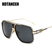 HDTANCEN-gafas De Sol cuadradas para hombre, lentes De Sol masculinas De diseñador De marca, adecuadas para conducir 2024 - compra barato