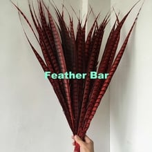 free shipping--50pcs 70-80cm 90-100cm Red Pheasant Tail Feather,Lady Amherst Pheasant Tail Feathers,pheasant feather 2024 - buy cheap
