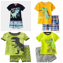 Hot Summer Kids Pajamas Baby Boys Gilrs Clothing Cartoon Costume Short Sleeve Pijamas children Sleepwear Pajamas Sets 2024 - buy cheap
