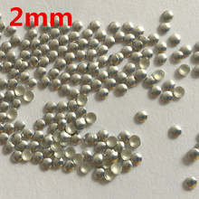 Круглые Серебряные Плоские Шпильки для горячей фиксации, 50 шт., 2 мм 2024 - купить недорого