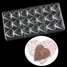 Care for Life DIY heart shape Polycarbonate chocolate mold,fondant mold kitchen baking tools cake decorating tool 2024 - buy cheap