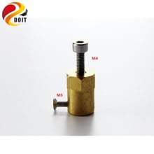 DOIT Copper Coupling 3mm,4mm,5mm,6mm,7mm Coupler for Connecting Wheel Connector Adapter Smart Car DIY Toy Part 2024 - buy cheap