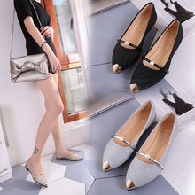 2018 Hot Spring New Ladies Flat Shoes Casual Women Shoes Comfortable Pointed Toe Flat Shoes 34-40 2024 - buy cheap