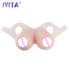 IVITA-pechos falsos de silicona blanca para travestis Drag Queen, potenciador transexual, 16KG 2024 - compra barato