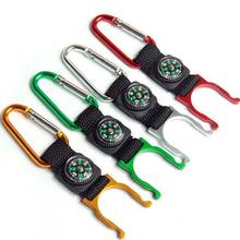 Multifunction Mountaineering Carabiner Compass Keychain Key Chain Camping Hiking Water Bottle Clip Hook Buckle Lock Strap Holder 2024 - buy cheap