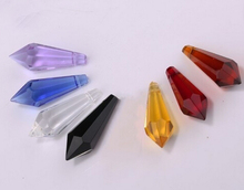 300pcs mixed color 38mm crystal icicle prism U drop pendant customer can choose special colors 2024 - buy cheap
