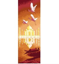 Paquete de bordado Venta caliente mejor calidad Kits de punto de cruz el Taj Mahal en la India envío gratis 2024 - compra barato