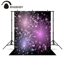 Allenjoy-Fondo de fuegos artificiales de Año Nuevo para foto, telón de fondo para fotografía de 5x7 pies, telón de fondo de Navidad 2024 - compra barato