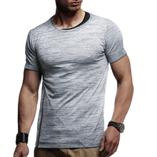 2019 Summer Men T Shirt Short Sleeve Streetwear T-Shirts Casual Solid T Shirt Men Slim Tops Hip hop Tee Shirt Chemise Homme 2024 - buy cheap